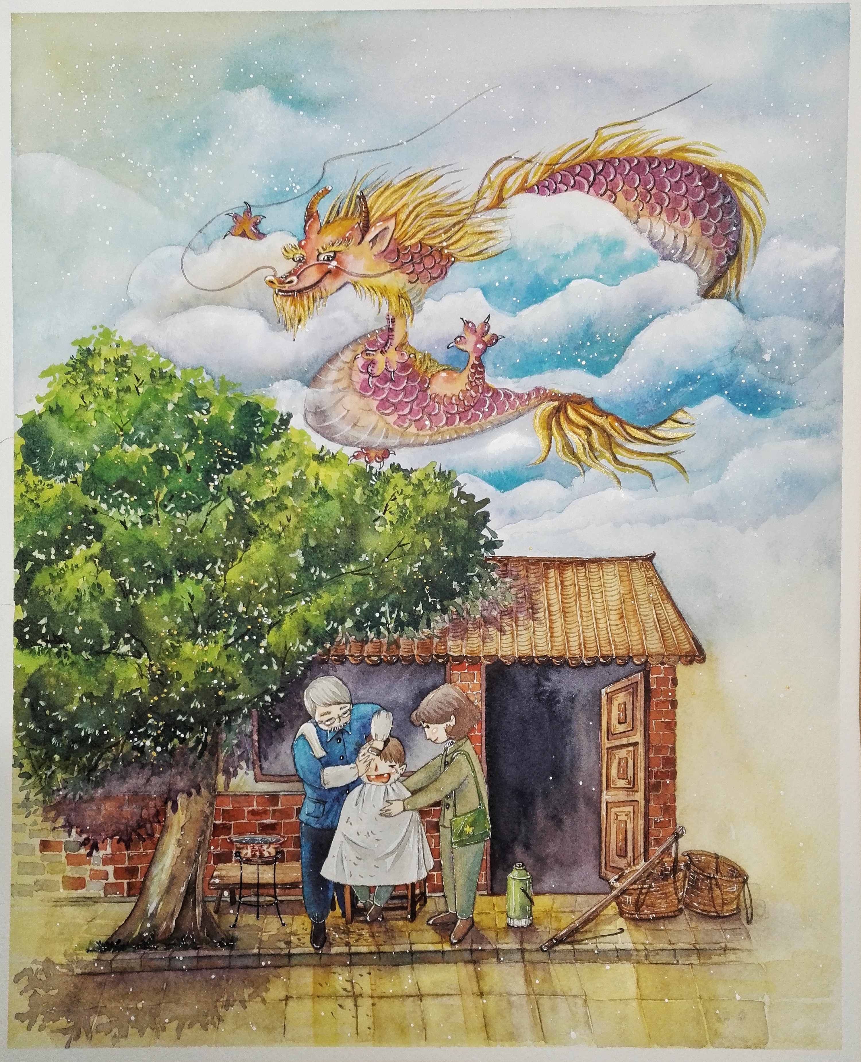 二月二企划插画,龙抬头