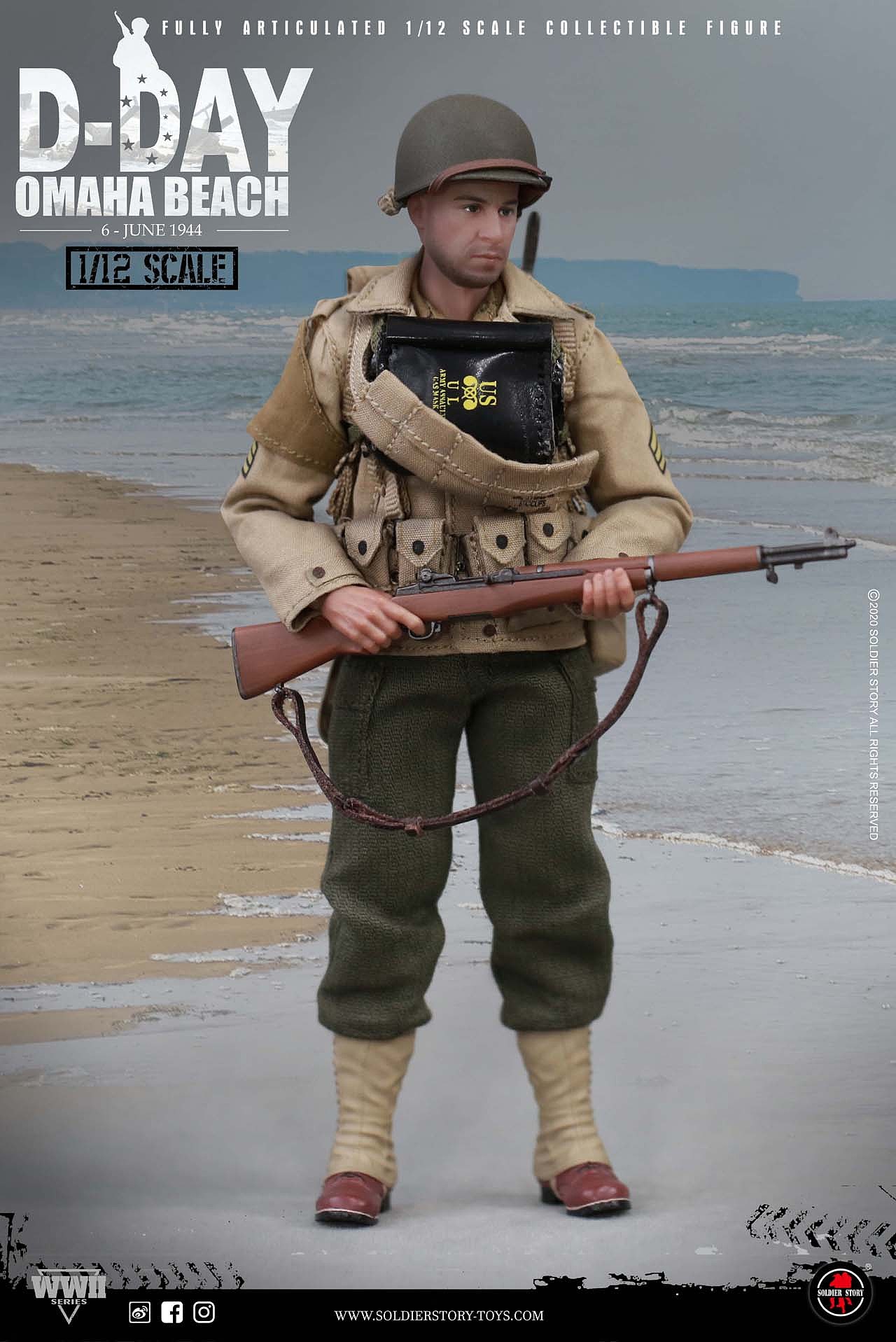 Soldier Story 1/12 D-Day Omaha Beach 珍藏可动人偶