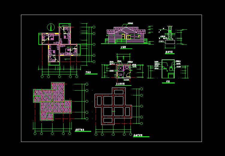 CAD设计图图纸素材大全