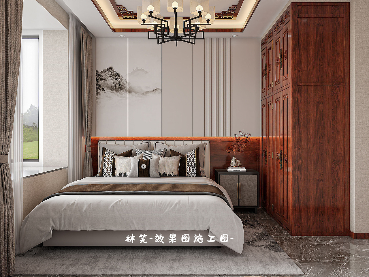 一步一景,一木传家,这才是最美中式红木整装!