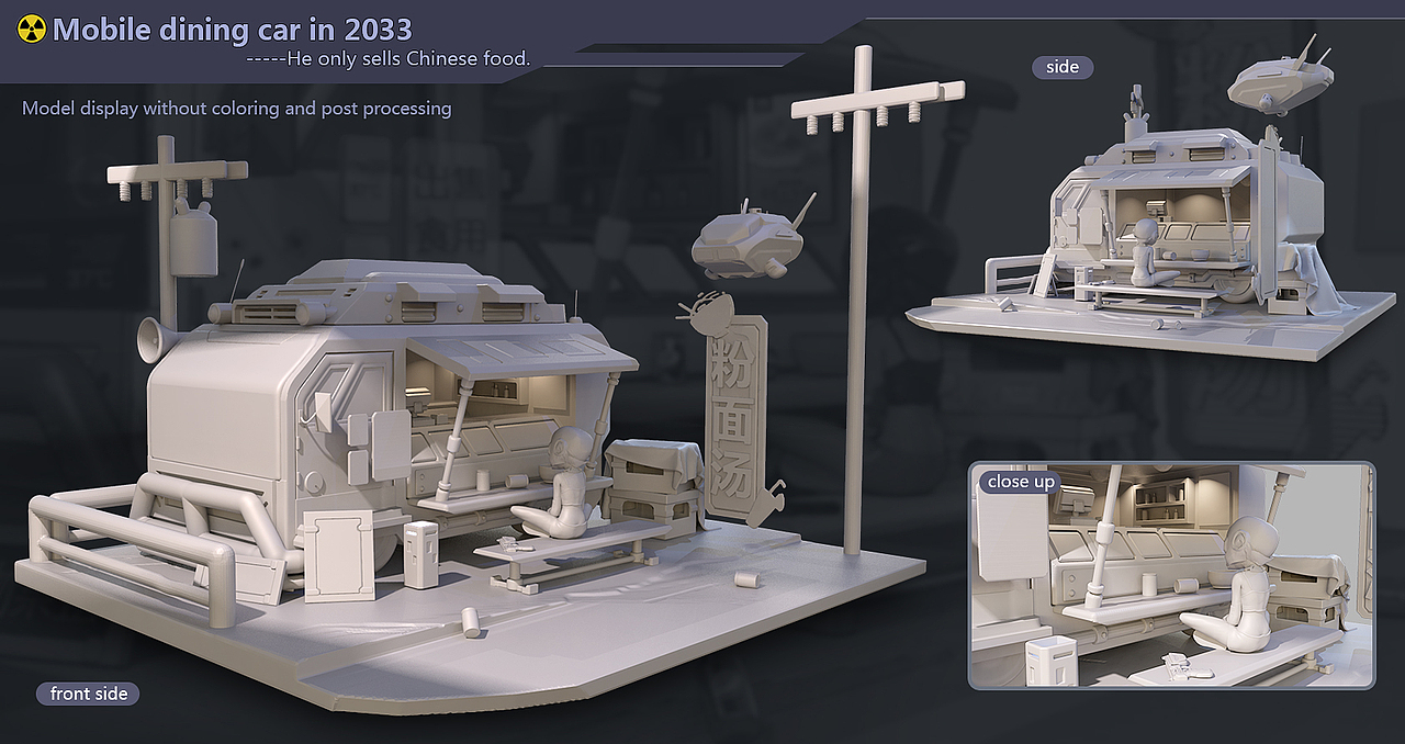 赛博朋克餐车（图ZMjA3ODI4NzQw） - 机械/交通 - 站酷设计师幽冥496原创素材 - 站酷ZCOOL