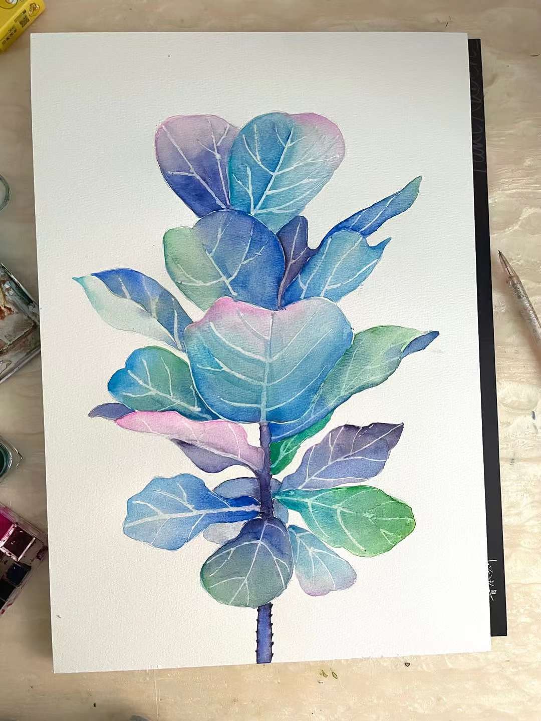 画翻车的琴叶榕