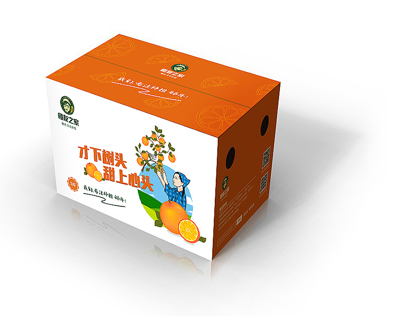 橙友之家 信丰脐橙包装设计
