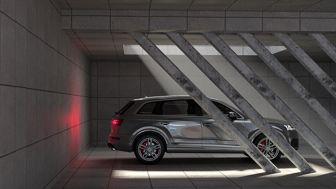 Audi Q7-Redshift渲染（上）（图ZMjY4MDIyMDky） - 机械/交通 - 站酷设计师西湖瘦子原创素材 - 站酷ZCOOL
