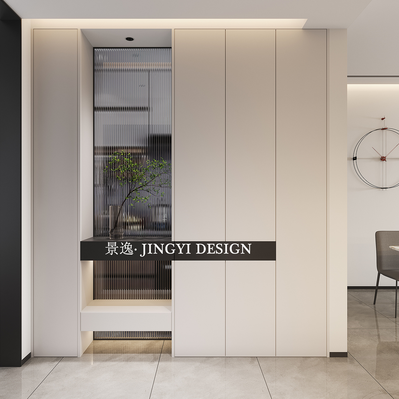 极简の白（图ZMjkxNDk1ODI0） - 家装设计 - 站酷设计师景逸效果图原创素材 - 站酷ZCOOL