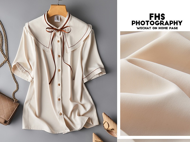 女装平铺拍摄夏装连衣裙摆拍服装静物