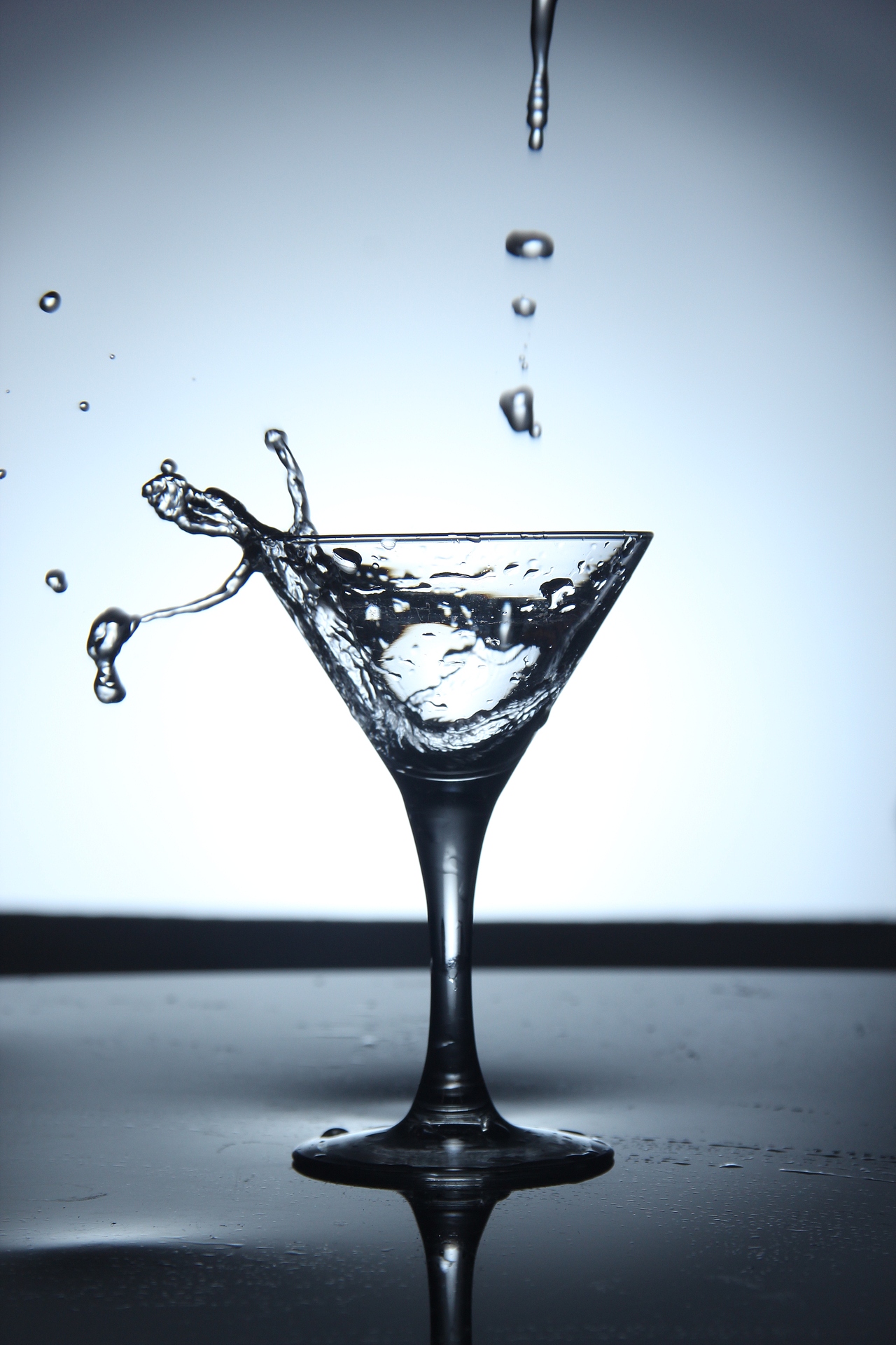 玻璃杯摄影作品