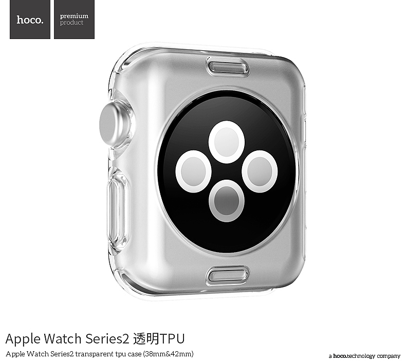 Apple Watch Series 3 透明壳渲染