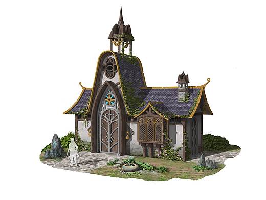 精靈民居（Eif House）（個(gè)人主頁(yè)-ZMjg3ODk2OTY=） - 概念設(shè)定 - 站酷設(shè)計(jì)師警號(hào)633原創(chuàng)素材 - 站酷ZCOOL