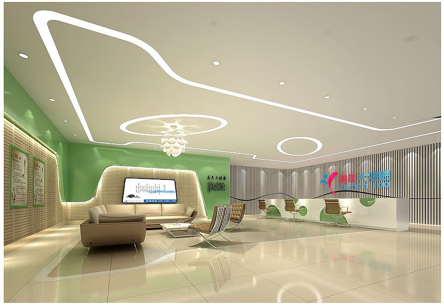 成都美容院装修【极具线条艺术的美容院】（图ZMTUzNzc2OTM2） - 家装设计 - 站酷设计师成都美容院装修图原创素材 - 站酷ZCOOL