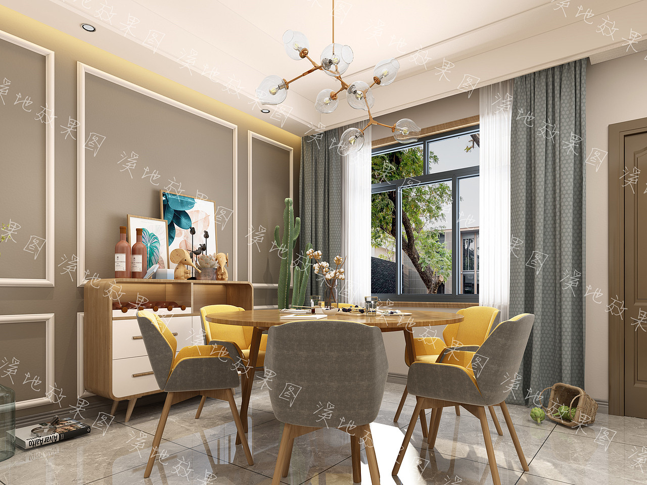 北欧效果图案例