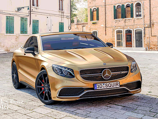 新作 Mercedes-Benz S63 AMG 练习