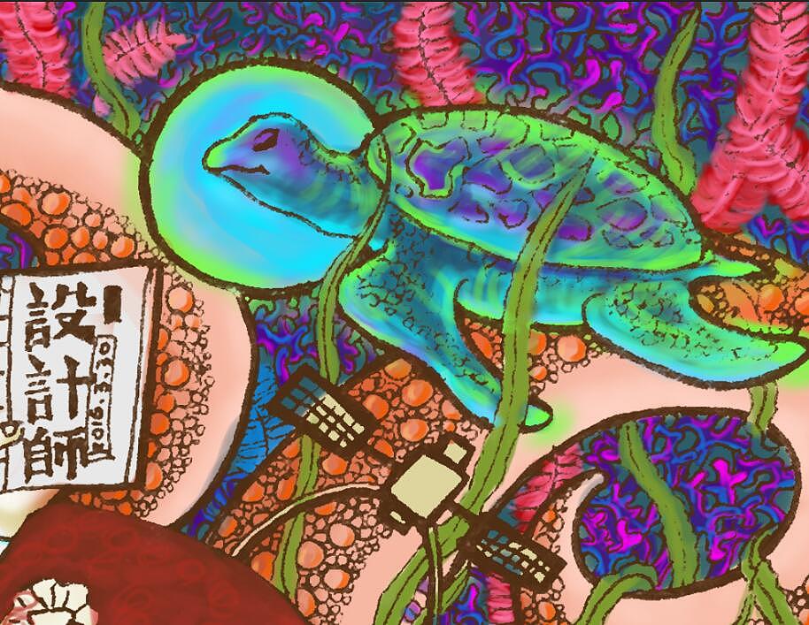 八爪章鱼#VANS艺术家#（图ZNDc3NjM4NDA=） - 新锐潮流插画 - 站酷设计师紫电闪雷鸣原创素材 - 站酷ZCOOL