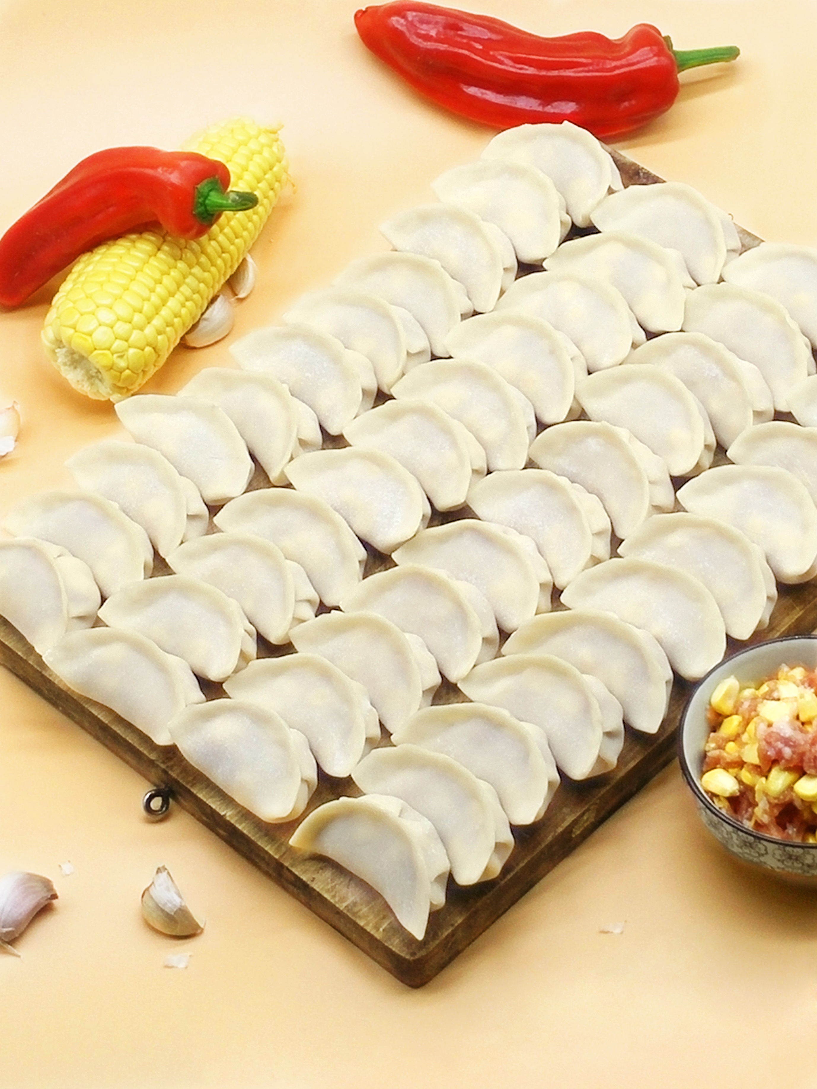 玉米肉水饺