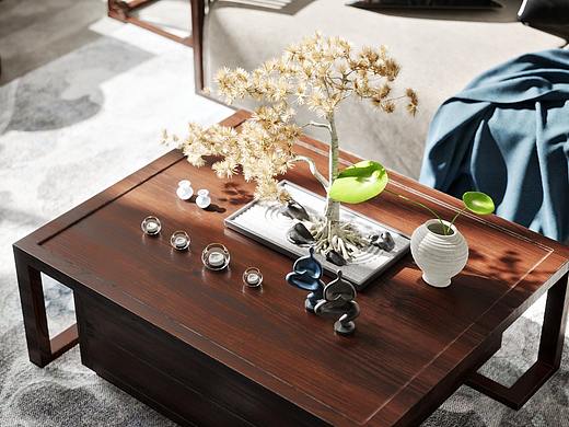 简约中式-国泰现代城别墅（个人主页-ZNTEyMjczNjQ=） - 家装设计 - 站酷设计师白鹿丶原创素材 - 站酷ZCOOL