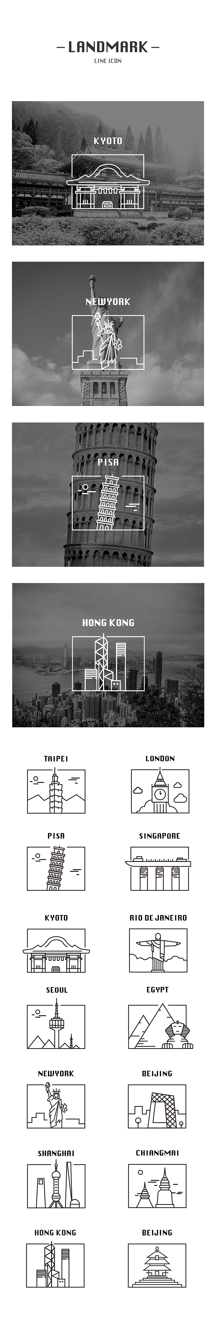 ICON_城市地标（图ZNjY4MjI4NzI=） - 图标 - 站酷设计师巴比的大树原创素材 - 站酷ZCOOL