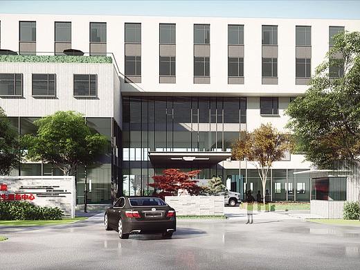 医院景观方案效果图表现 lumion