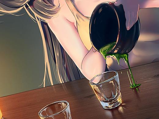 【梦源】来来~干下这杯抹茶吧~