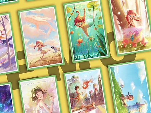 插画作品集简历