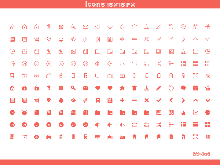 【像素图标】170枚（图ZMTU4MTQyNDg=） - 图标 - 站酷设计师jos_garden原创素材 - 站酷ZCOOL