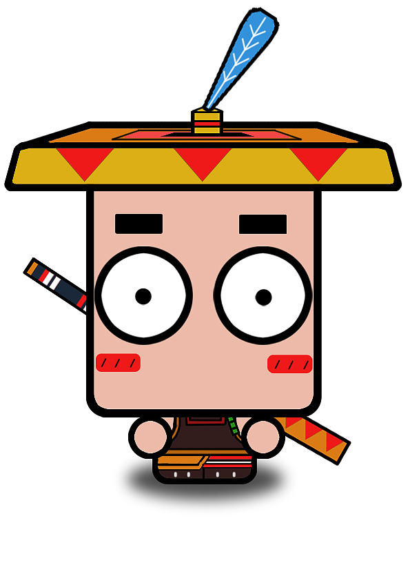 方小圆卡通人物