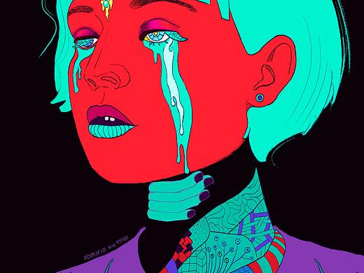 時尚人物插畫（個人主頁-ZMzIwMjU3ODQ=） - 新銳潮流插畫 - 站酷設計師W冰雪零度原創(chuàng)素材 - 站酷ZCOOL