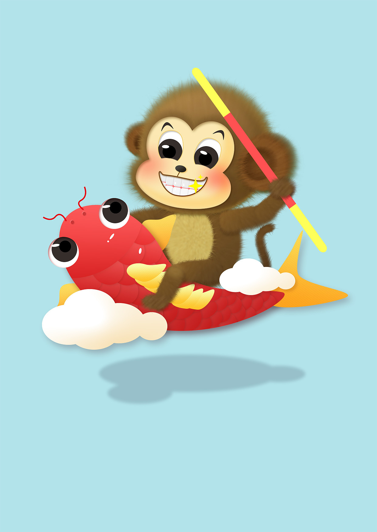 毛绒绒的小猴子