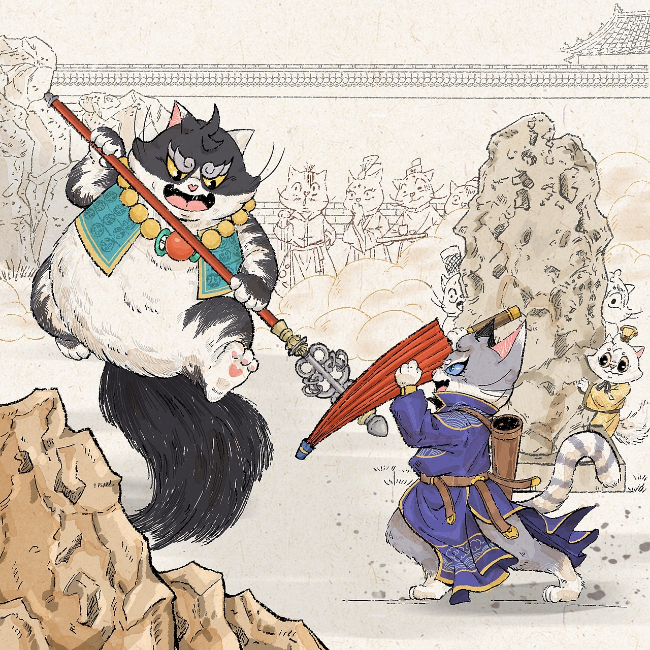 《喵堂之上》小说插画汇总