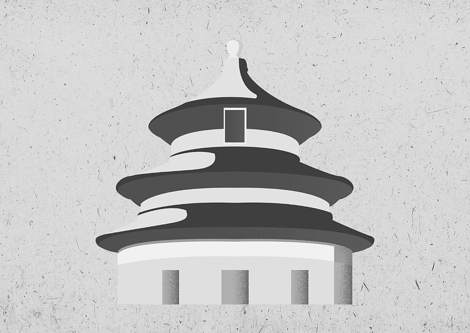 故宫和天坛（图ZMzg5NTU4ODA=） - 图案 - 站酷设计师万能青年OH原创素材 - 站酷ZCOOL