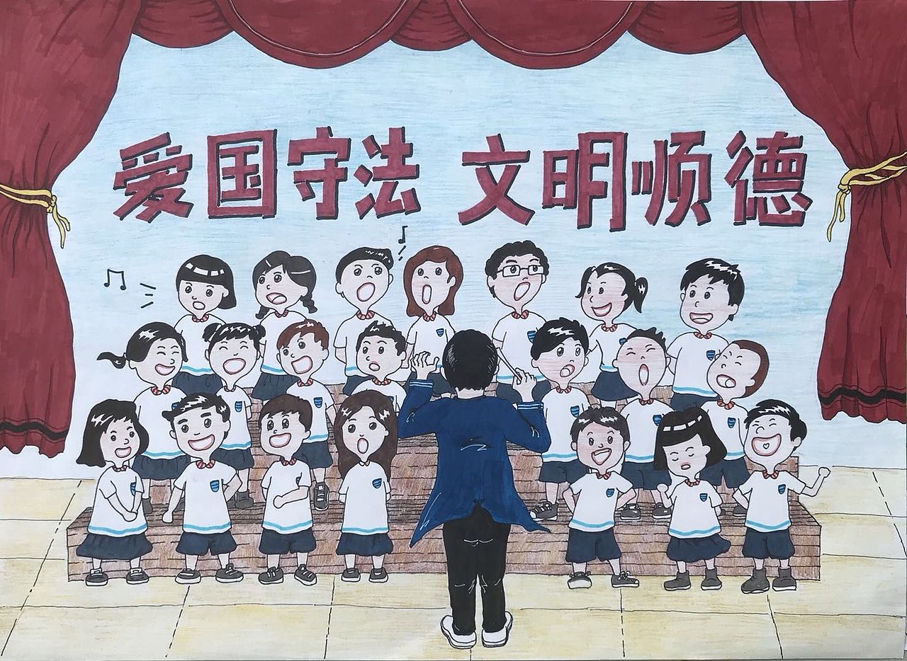 法制绘画（图ZOTM1ODk1MDQ=） - 儿童插画 - 站酷设计师听风者棕子熊原创素材 - 站酷ZCOOL