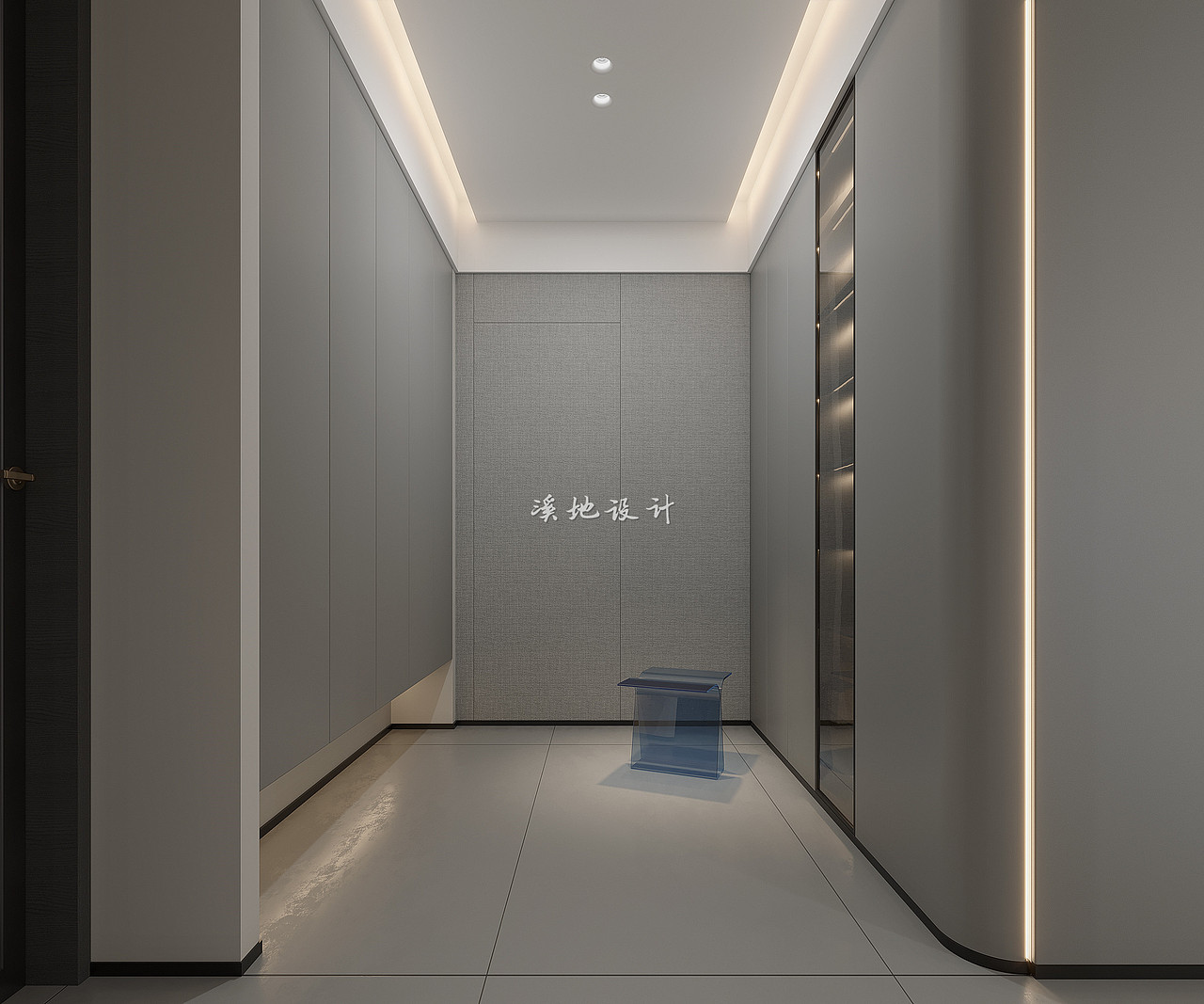 克莱因蓝色搭配黑白灰色系，氛围感十足（图ZMzIzMzcyMTc2） - 家装设计 - 站酷设计师大肥肥88原创素材 - 站酷ZCOOL