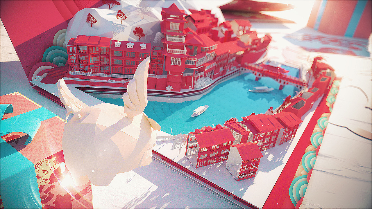 湖南卫视《2019小年夜春晚》片头（图ZMTQzNTE0MDQ4） - 动画/影视 - 站酷设计师still_design原创素材 - 站酷ZCOOL