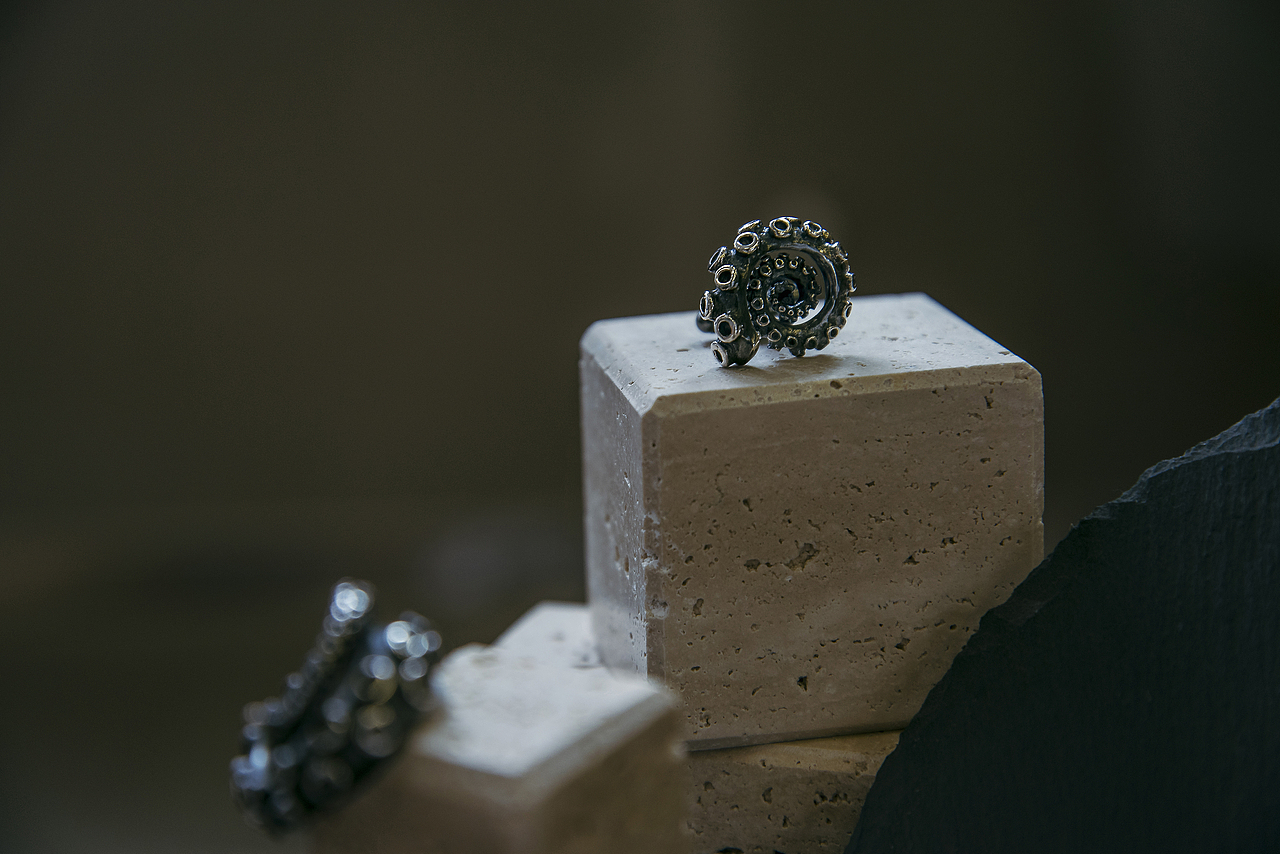 章魚x獅子造型系列 戒指x吊墜（圖ZMTYxNjE2MzMy） - 產(chǎn)品攝影 - 站酷設(shè)計(jì)師Dim750原創(chuàng)素材 - 站酷ZCOOL