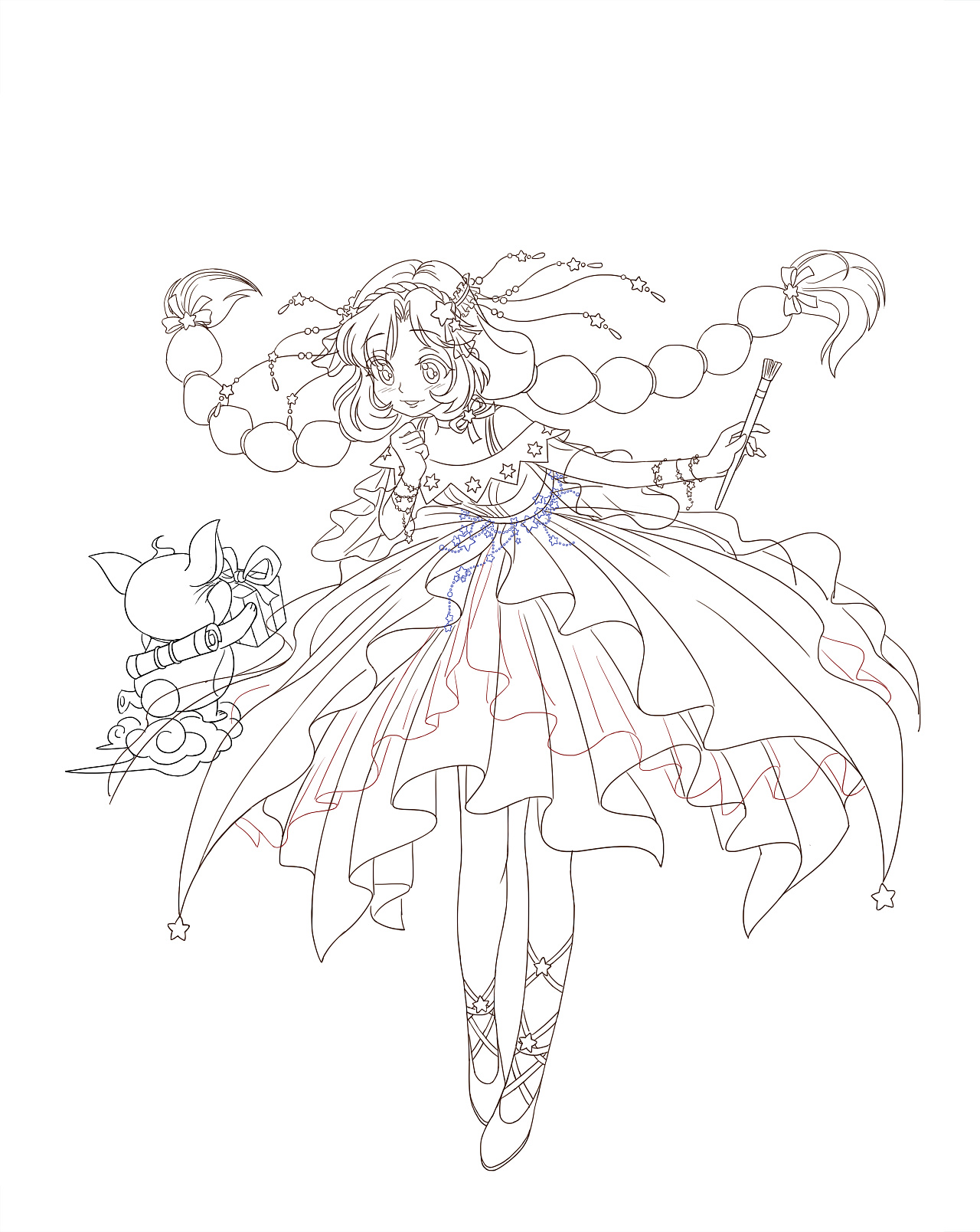 云裳羽衣同人插画