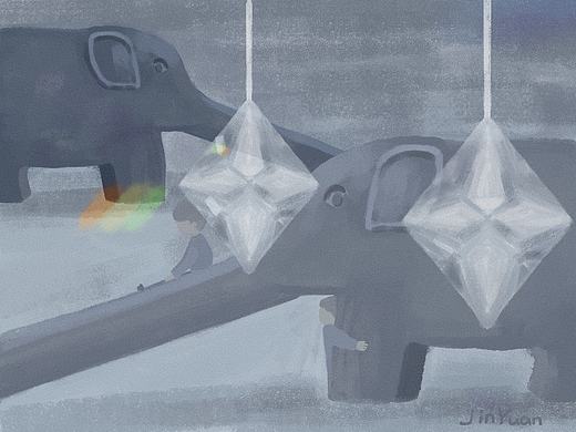 每个小孩的童年都有一个大象滑梯