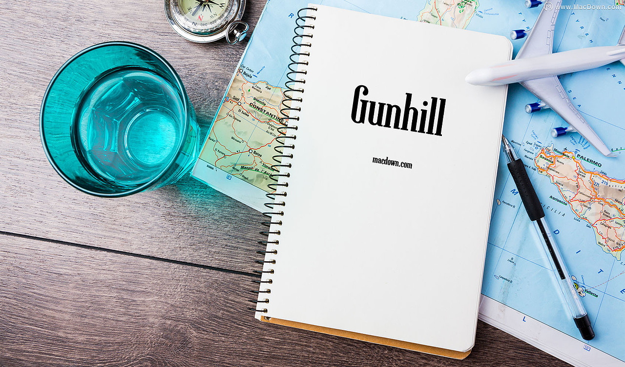 Gunhill优雅的现代衬线Mac字体