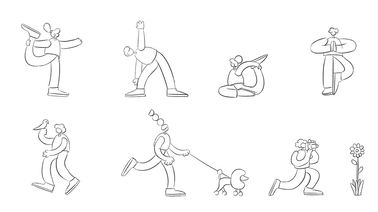 有氧更有YOUNG商业插画（图ZMjMzOTQyMjky） - 商业插画 - 站酷设计师yawn雯静原创素材 - 站酷ZCOOL