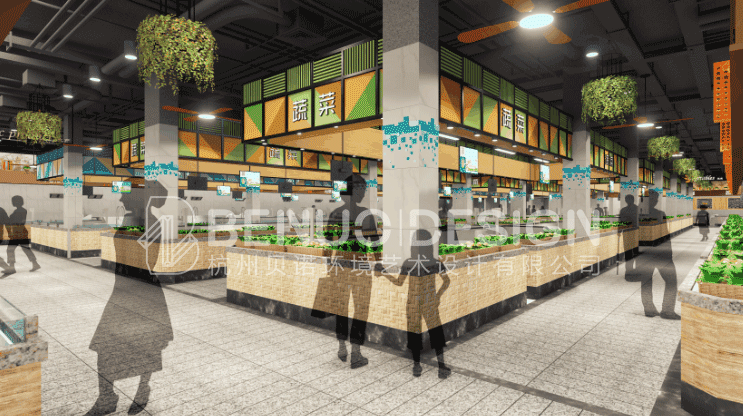 农贸市场设计|朝晖农副产品综合市场