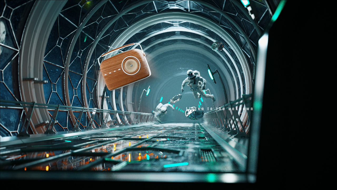 【产品渲染练习-音箱产品&C4D】