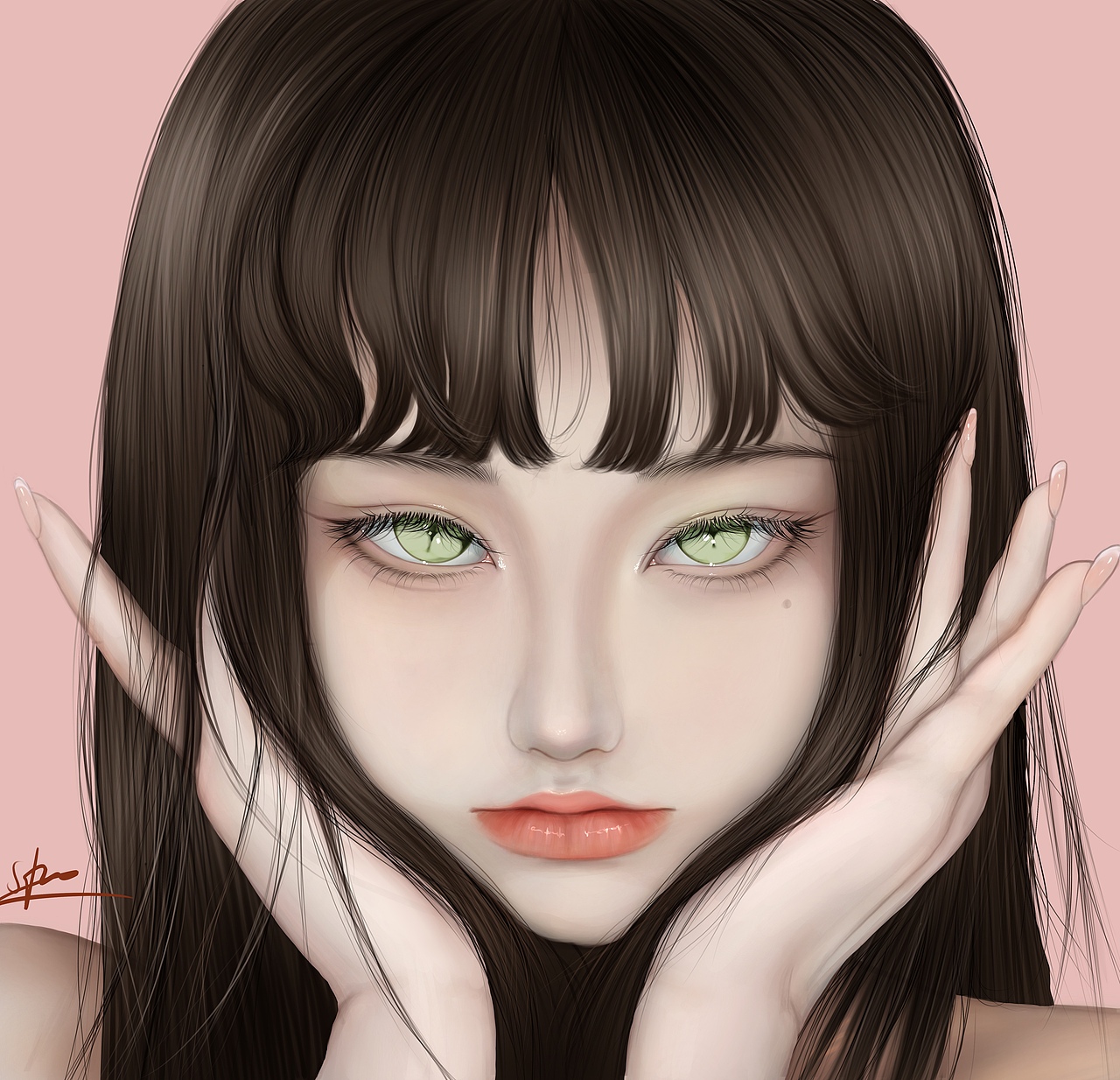 头像原创作品（图ZMzYxODIyNTY4） - 绘画 - 站酷设计师仙兔兔Cc原创素材 - 站酷ZCOOL