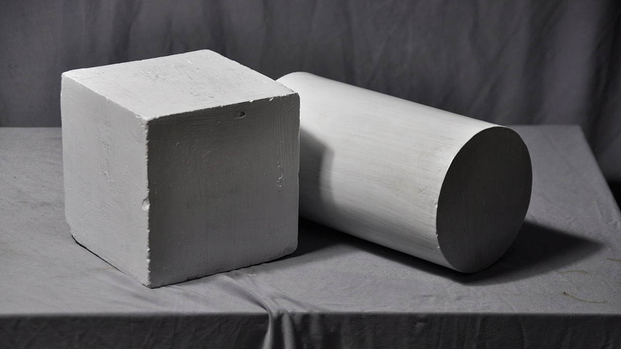 几何体石膏像结构透视大全