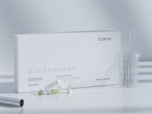 伊之蓉 | 雪肌焕白精华液包装设计