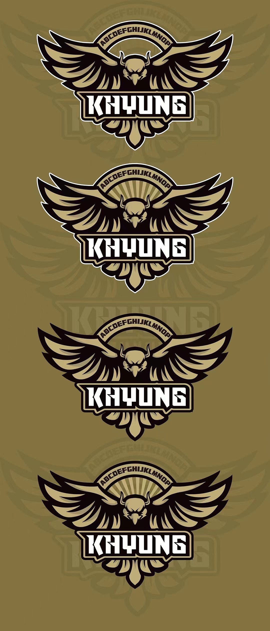 美式logo