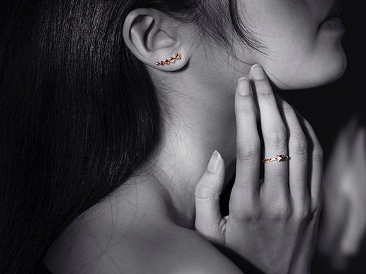 珠宝摄影/黑白人像