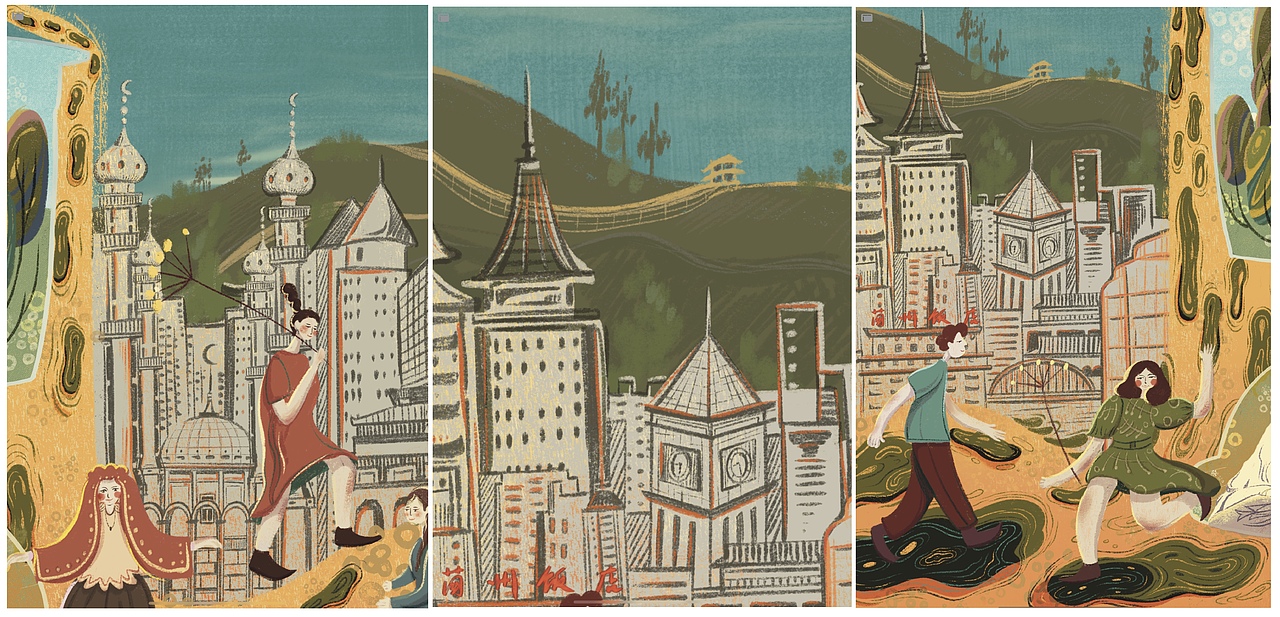 安慕希 生生不息的兰州（图ZMjI3MTAyMDA0） - 海报 - 站酷设计师sweetHH韩韩原创素材 - 站酷ZCOOL