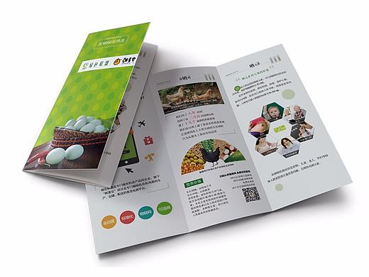 富硒鸡蛋三折页