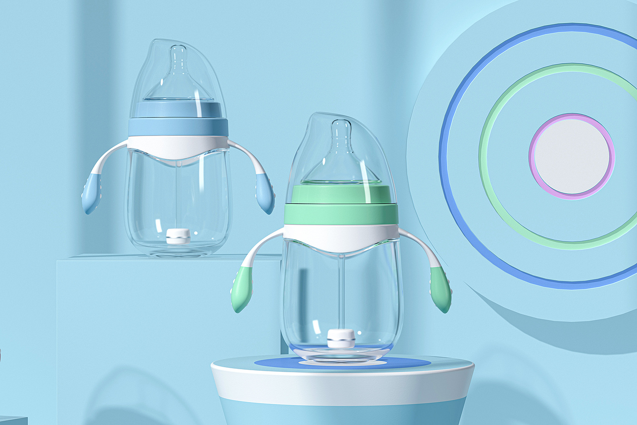 C4D奶瓶渲染 RS渲染器（图ZMjAzMzUyNDMy） - 产品 - 站酷设计师很咸很咸的鱼原创素材 - 站酷ZCOOL