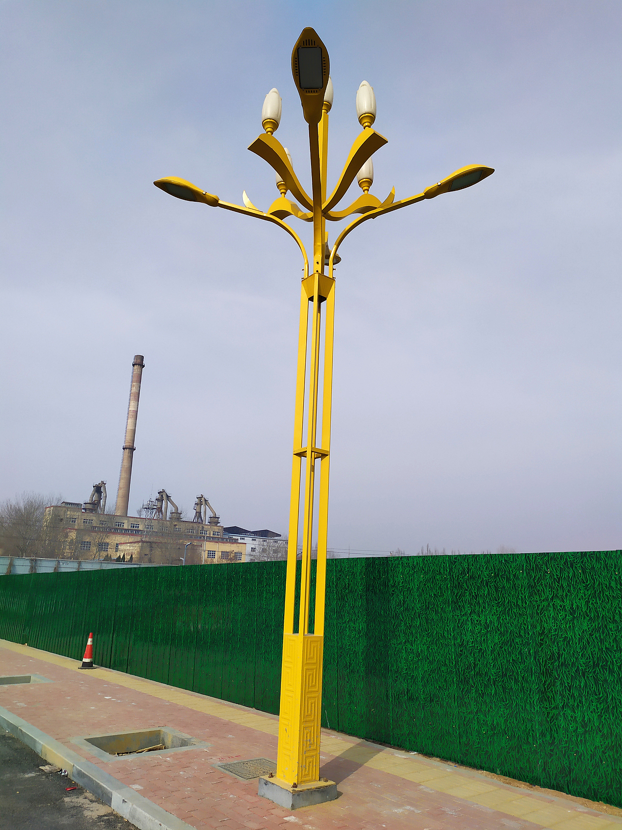 万达商业街文化路灯组合灯景观灯世博光电生产定制厂家