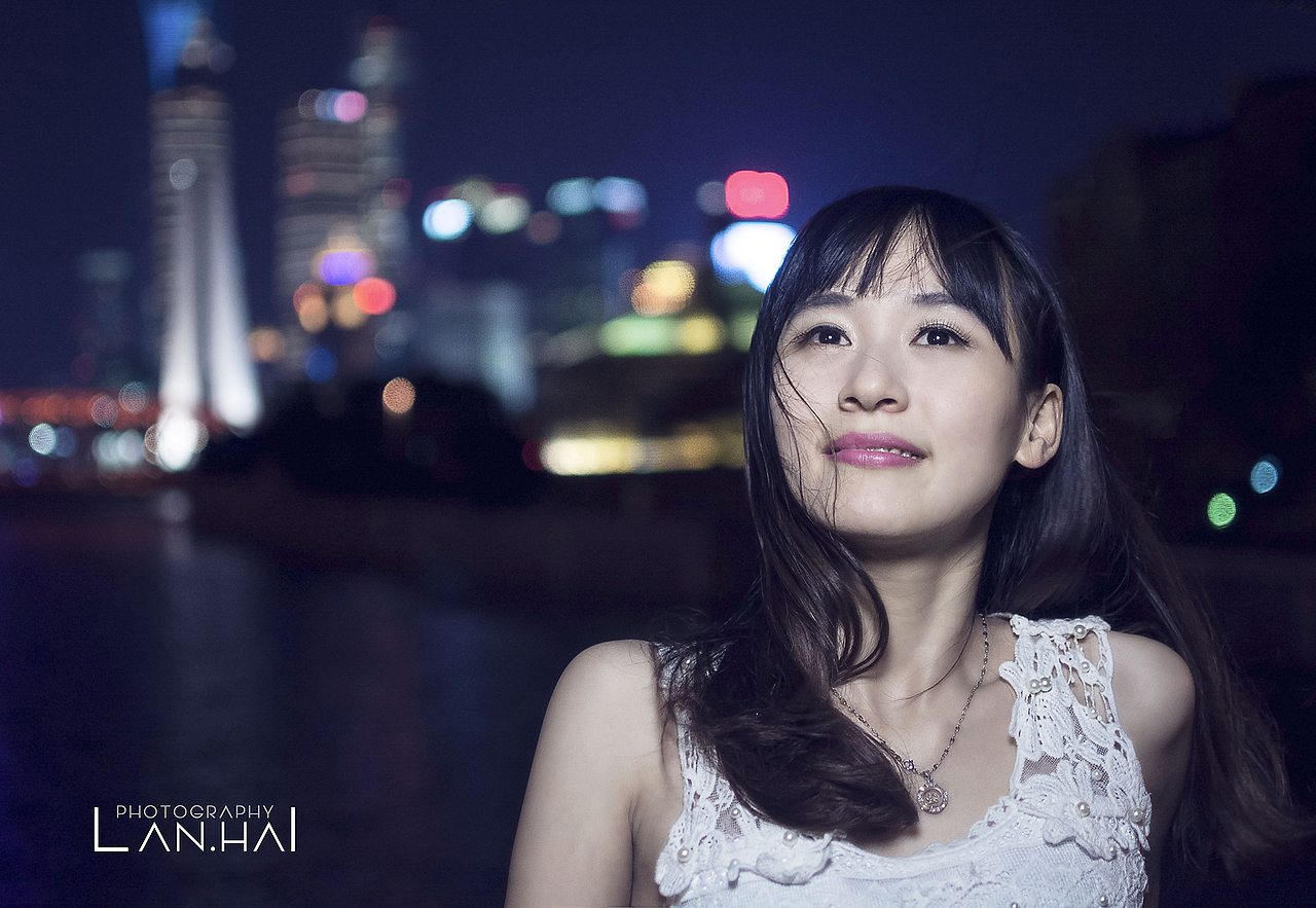 夜景人像-上海外滩白渡桥（图ZMzIzMzMxMjA=） - 人像摄影 - 站酷设计师蓝海Photo原创素材 - 站酷ZCOOL