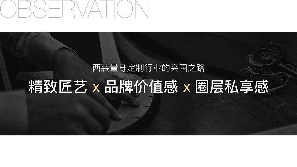 【品牌咨询】 定制西装行业的突围之路